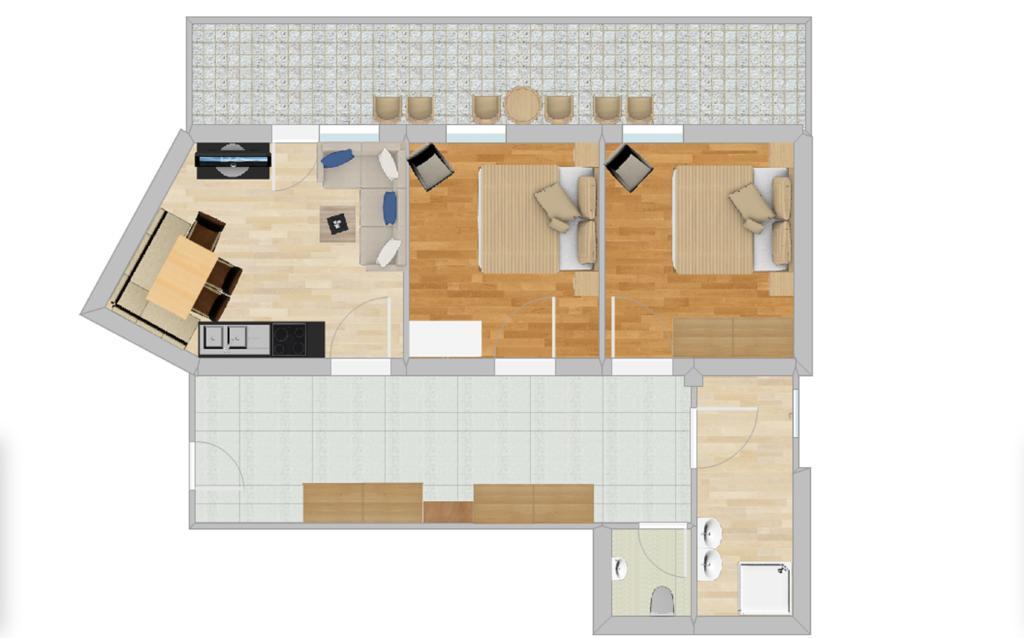 Apart Sunnbichl Nauders Habitación foto